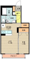 シャンボールの物件間取画像